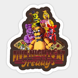 Five Nights At Freddys Pizza Bar Sticker